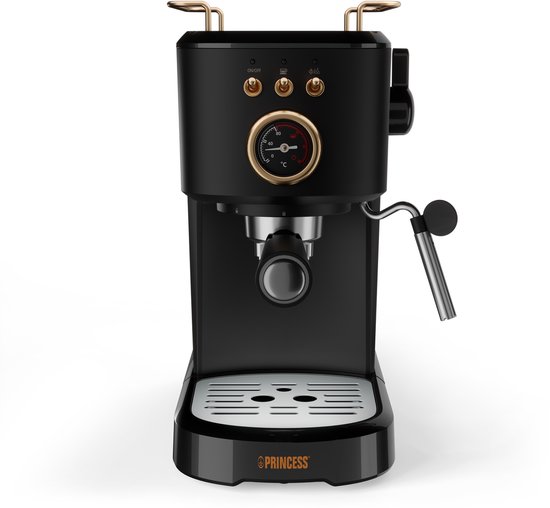 Princess Espresso Machine 20 Bar 1.2L Zwart - Koffiezetapparaat - €74,99