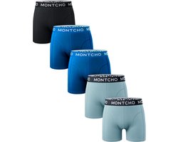 Heren Boxershorts - Onderbroeken Heren - Boxershorts - Ondergoed - Oceanic Overtones - 5 Voordeelpack - Maat: (S - XXL) - Dazzle Series - MONTCHO