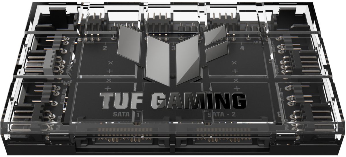 ASUS TUF Gaming ARGB PWM Fan Hub - Ventilatieregelaar - Zwart