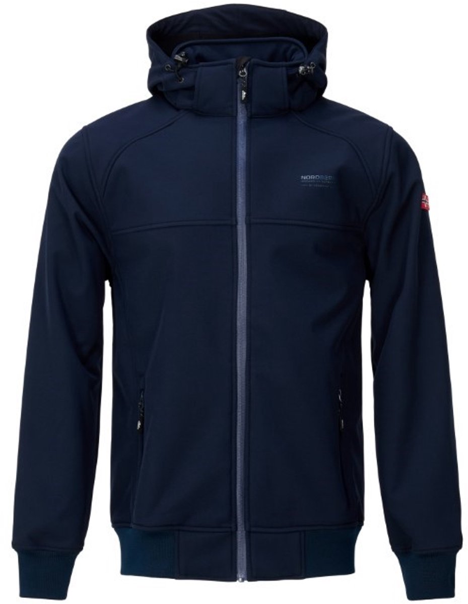 Nordberg Viktor Softshell Outdoor Zomerjas Heren Dark Blauw