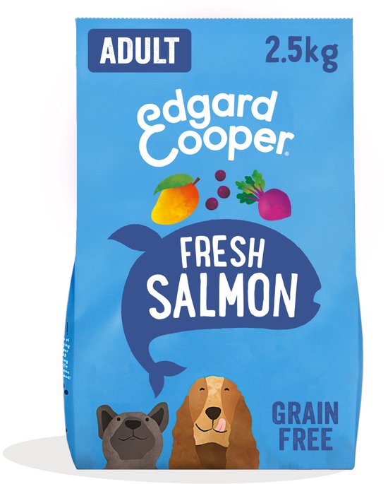 Edgard & Cooper Yummy Norwegian Salmon Adult Zalm&Rode Biet&Appel - Hondenvoer - 2.5 kg
