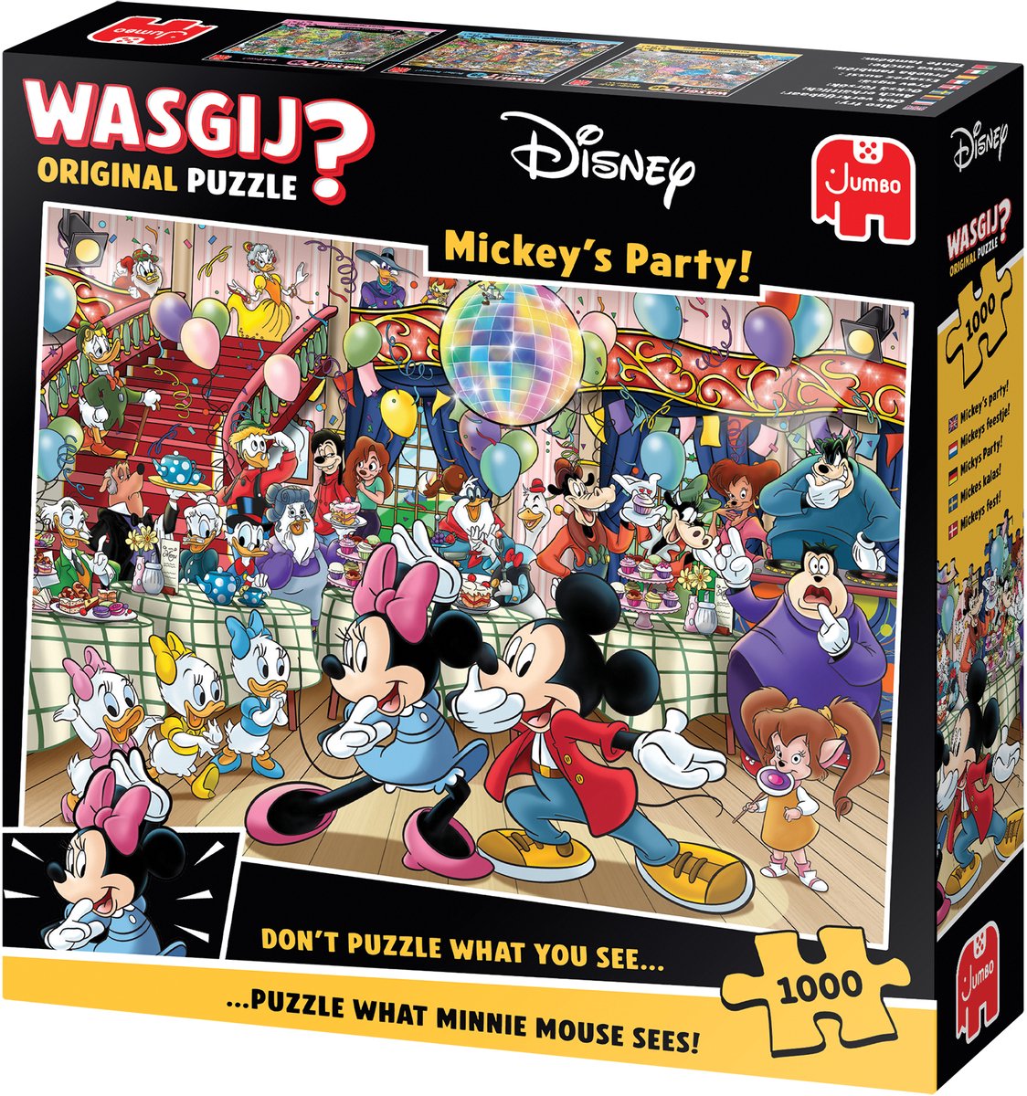 Wasgij Original - Disney - Mickey's Feestje! - 1000 stukjes - Legpuzzel - Puzzel — afbeelding 4