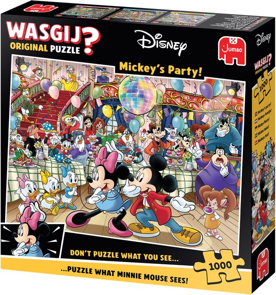 Wasgij Original - Disney - Mickey's Feestje! - 1000 stukjes - Legpuzzel - Puzzel