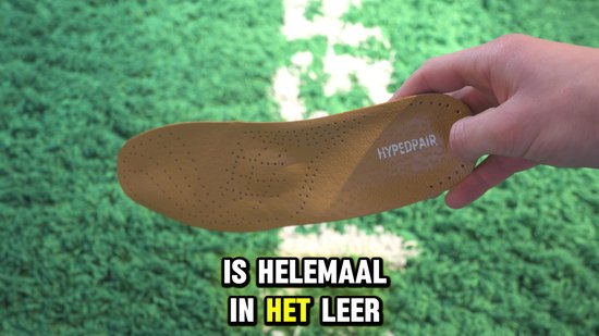 Hypedpair Leren Steunzolen Steunzool Leer Lederen inlegzool