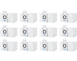 12 stuks stofzak accessoires, grote capaciteit stofzuigerzak reserveonderdelen, geschikt voor Ecovacs Deebot X1 Omni & X1 e Omni robot zuigstation