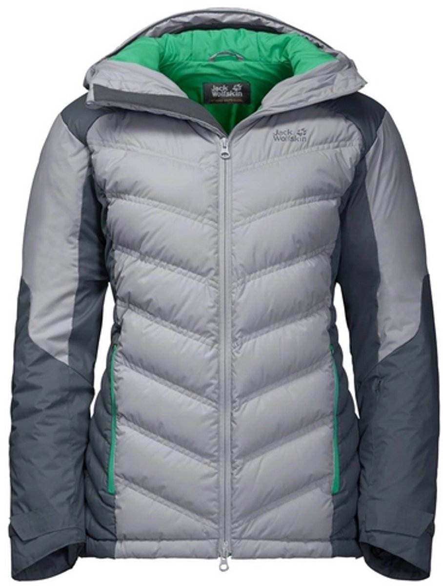 Ski Jas Jack Wolfskin Women Exolight Down Jacket Slate Grijs