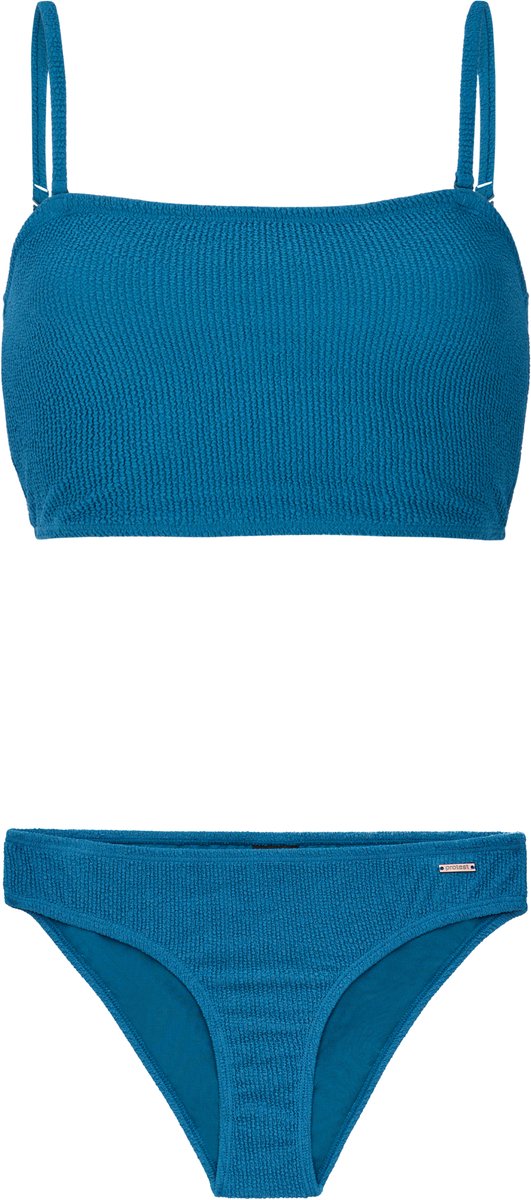 Protest Prtbree – Bandeau bikini set Dames – Verstelbare bandjes – Uitneembare vulling Blauw