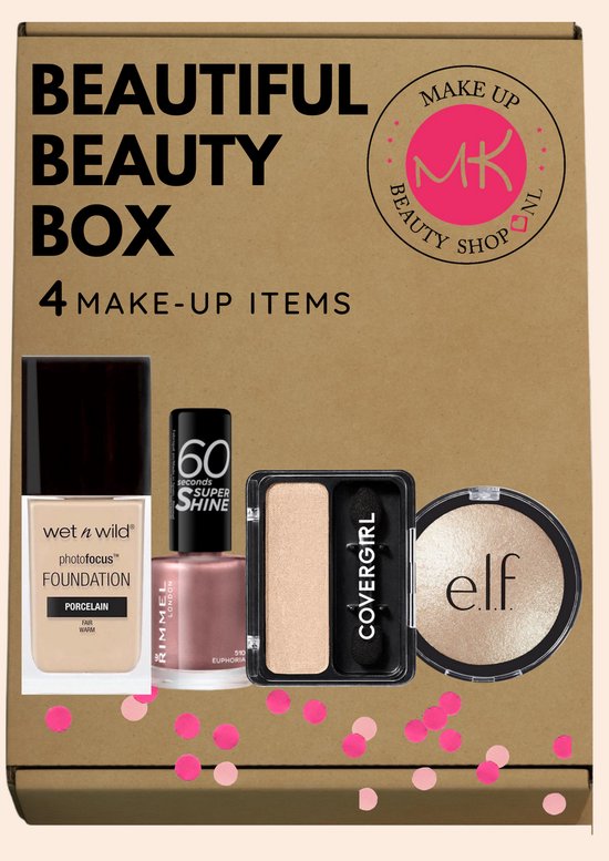 Beautiful Beauty Pakket | Mystery Beauty Box | Verrassingspakket | Geschenkset | Giftset | Dames Cadeaupakket | Mystery Beauty Bag | Makeup Box