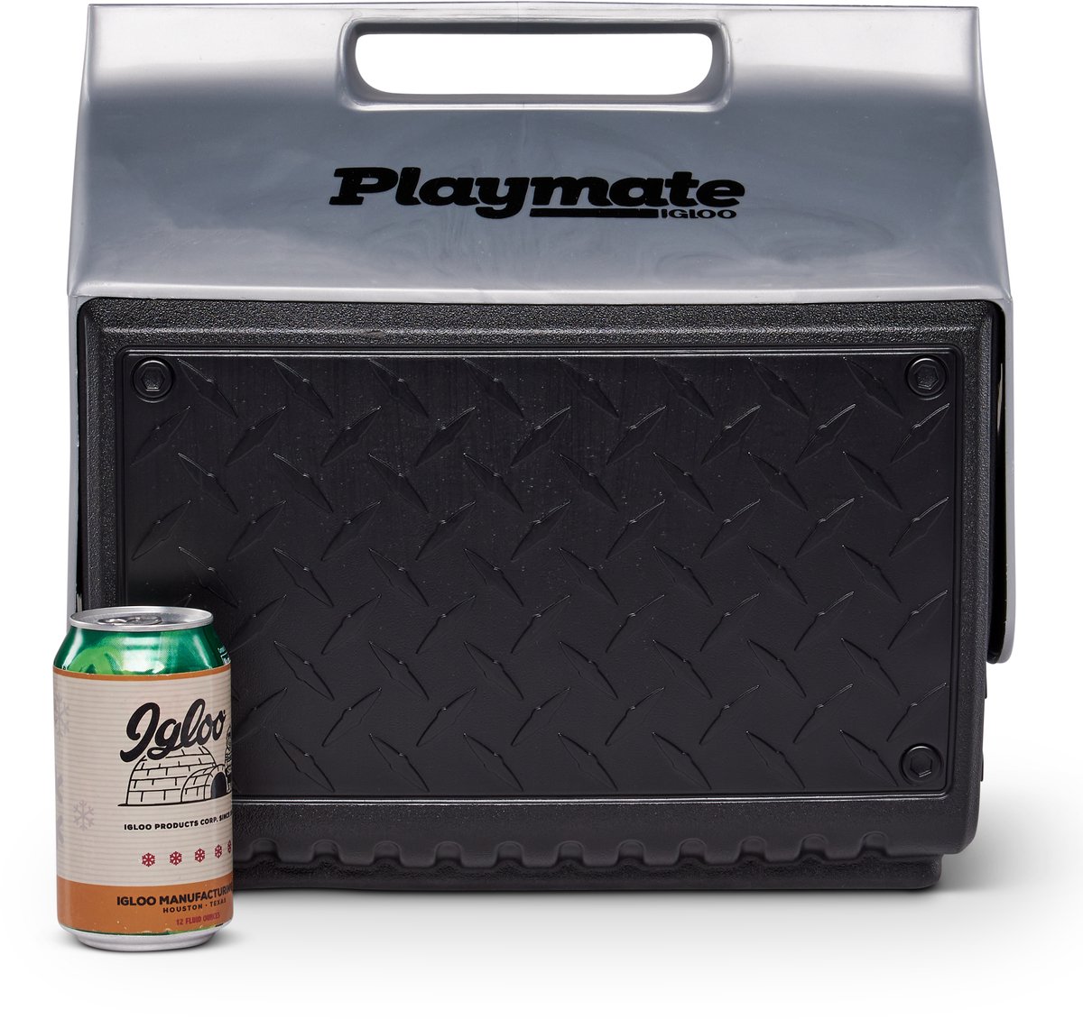 Igloo koelbox Playmate the Boss passief 13 liter zwart/zilver