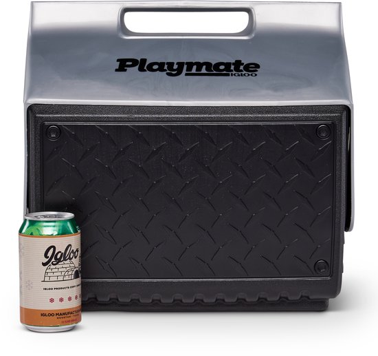 Igloo Playmate The Boss - Kleine koelbox speciaal voor de bouw - 13 Liter - Zwart
