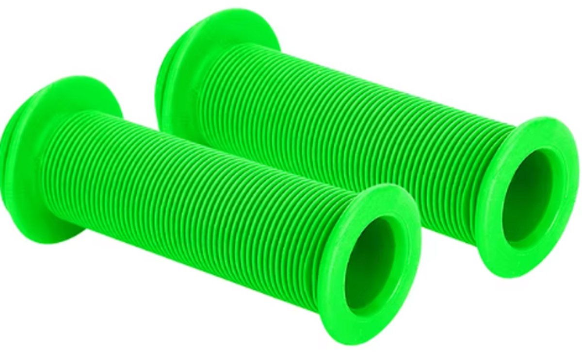 Rieba® Handvatten Kinderfiets 105mm - Fiets - Step - Binnen diameter 22mm - Kinderen - Rubber - Antislip - Groen