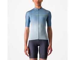 Castelli Salita Korte Mouw Wielertrui Blauw M Vrouw