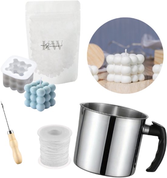 Complete set kaarsen maken smeltketel accessoires parafine
