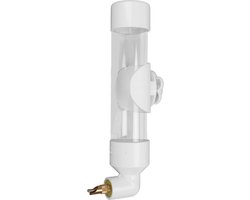 Allecto Plus - Automatische Vogeldrinker voor Vogels - Waterdispenser - Papegaai Parkiet Kooi Accessoires - Drinkfontein - Wit