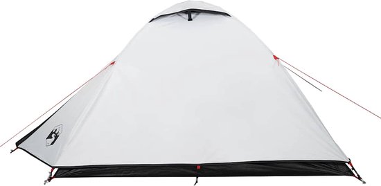 vidaXL - Koepeltent - 3-persoons - waterdicht - verduisterend - stof - wit van Vidaxl — afbeelding 3