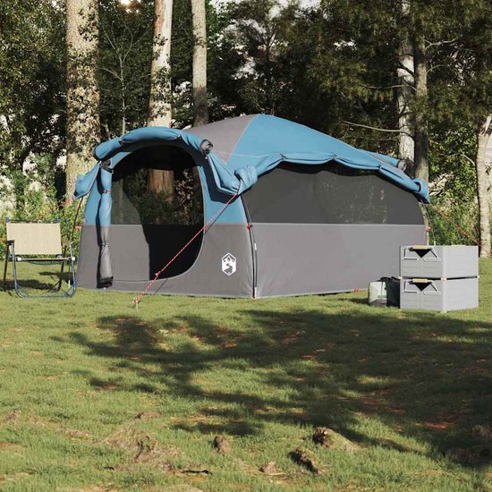 vidaXL Tunneltent - 6-persoons - Waterdicht - Blauw Familietent - Tunneltent - Campingtent - Buitenleven - Kampeertent van Vidaxl — afbeelding 4