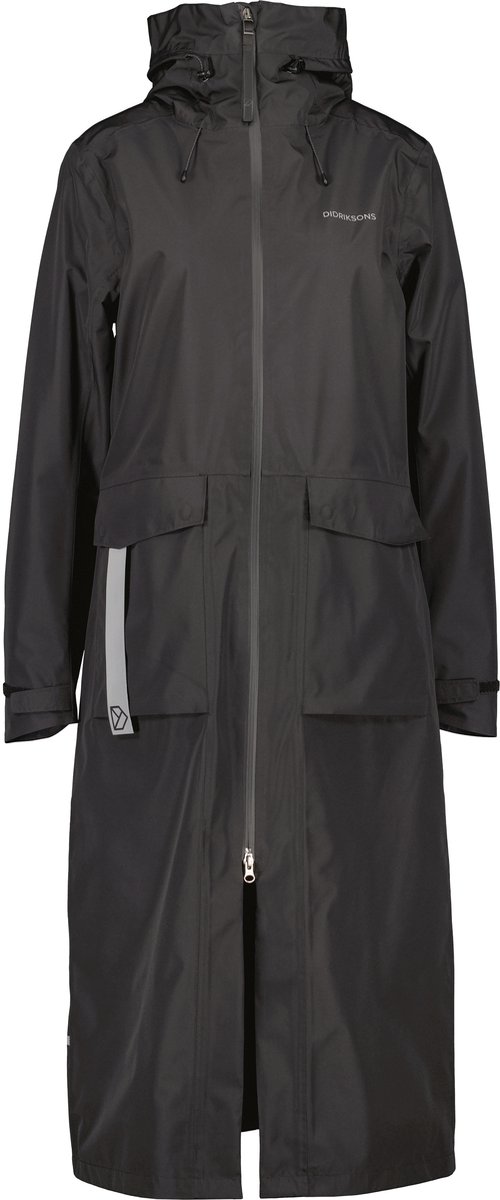 Didriksons NADJA WNS PARKA L 4 Dames Outdoorjas Zwart