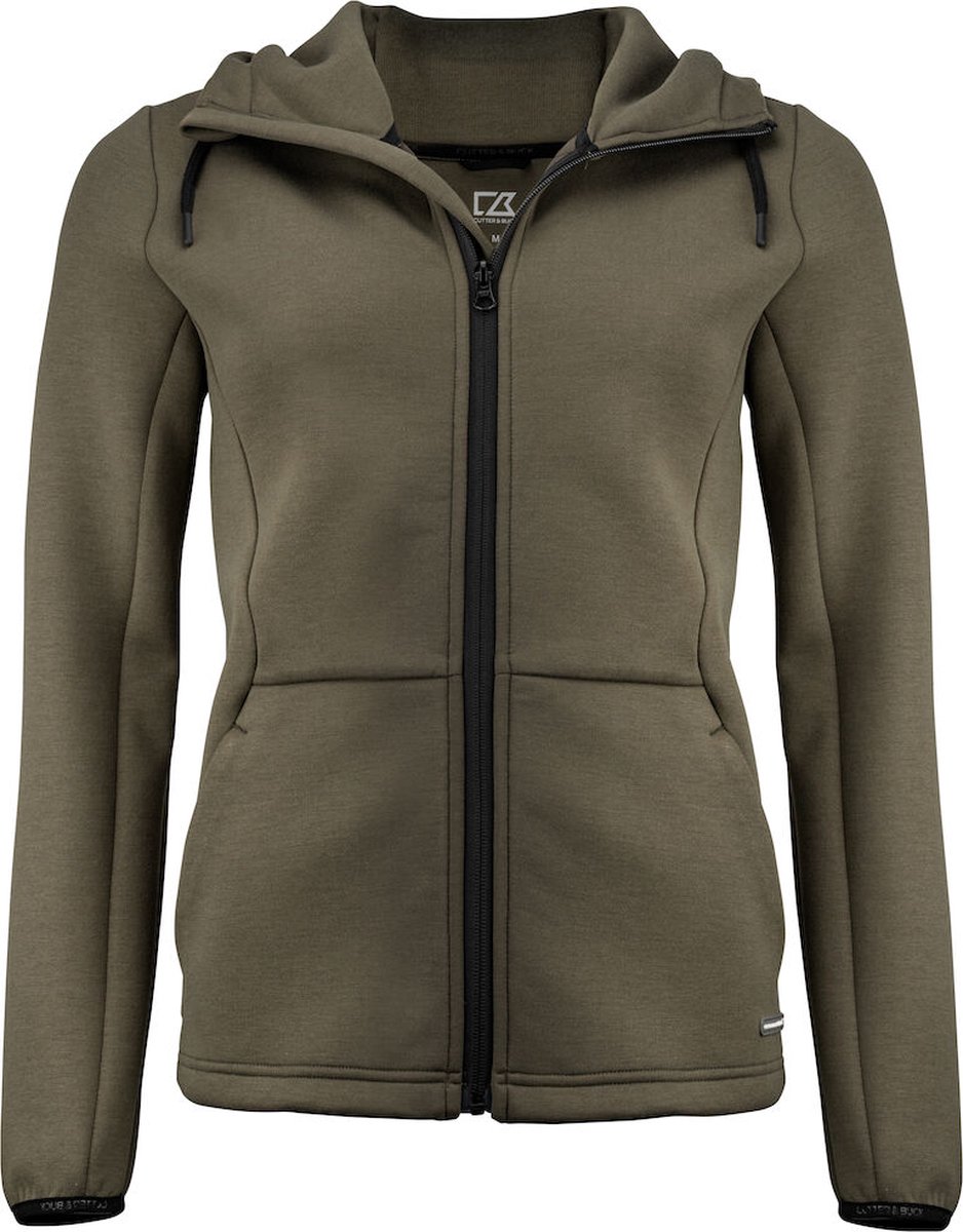 Cutter & Buck Pemberton Hood FZ Dames 358419 - Ivy Groen - 36/S