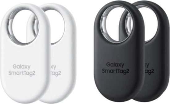 Samsung Galaxy SmartTag 2 (4 Pack) - 2x Zwart en 2x Wit