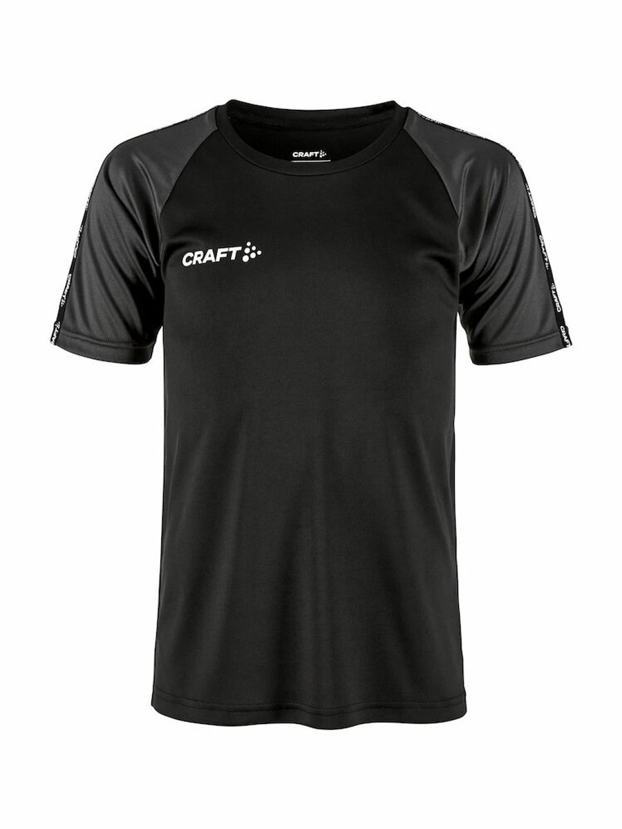 Craft Squad 2.0 Contrast Jersey Jr 1912727 - Black/Granite - 110/116