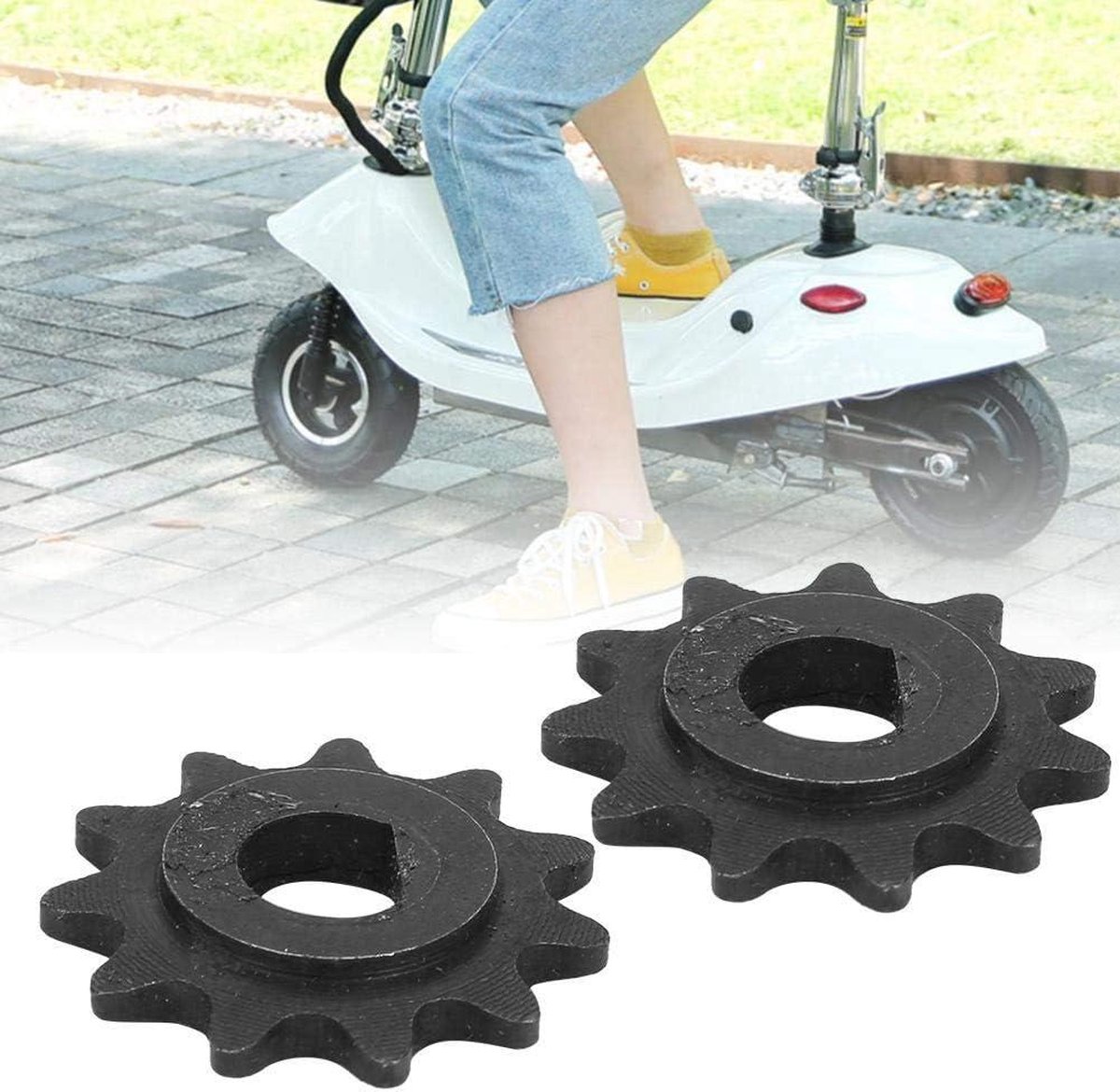 Chaîne Et Pignon 11 Dents Pour Scooter Électrique - Plaquette Pédalier H Pour Chaîne T8F