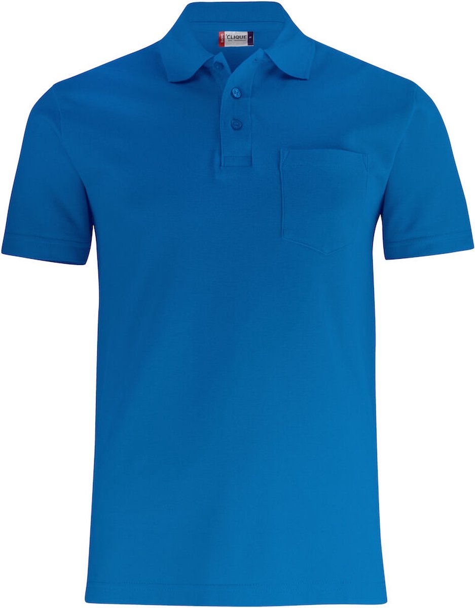 Clique Basic Polo Pocket 028255 - Kobalt - M