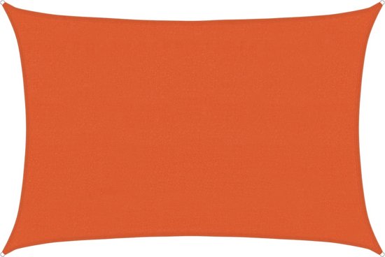 Windhager Sunsail Adria Triangular Terracotta Sun Shade Sail, Sun Protection, UV Protection, Weatherproof and Breathable, 5 x 5 m (isosceles), 10973