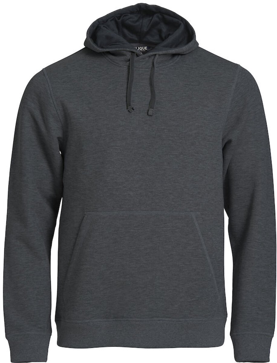 Clique Classic Hoody 021041 - Antraciet Melange - 5XL