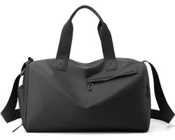 Sporttas klein - Handbagage tas 40x20x25 cm - Reistas 40x25x20 cm - Underseater geschikt voor Ryanair - Weekendtas - Zwart