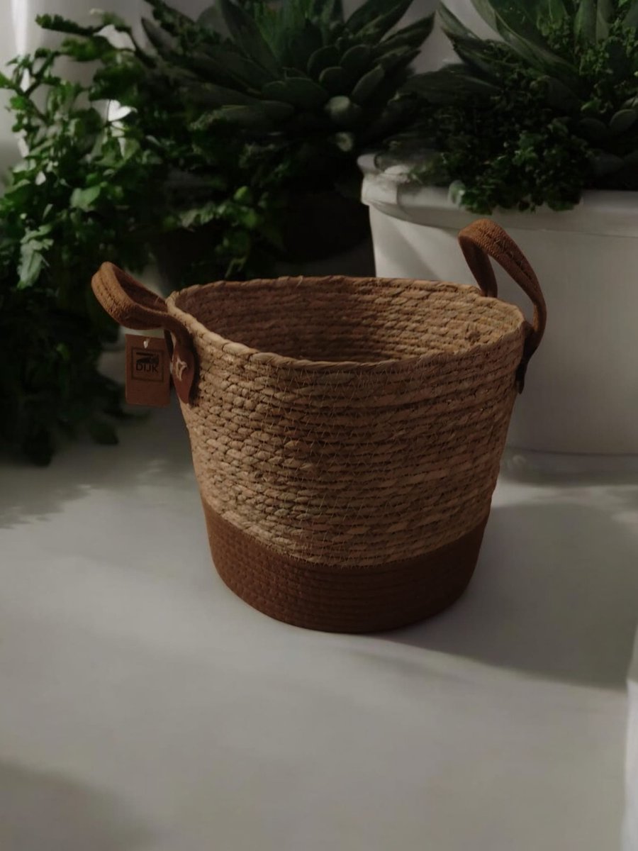 mand van zeegras met handvaten 29x35cm