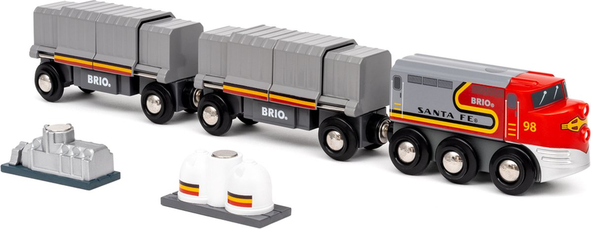BRIO - Santa Fe Trein - Treinen van de Wereld - Houten Speelgoed — afbeelding 4