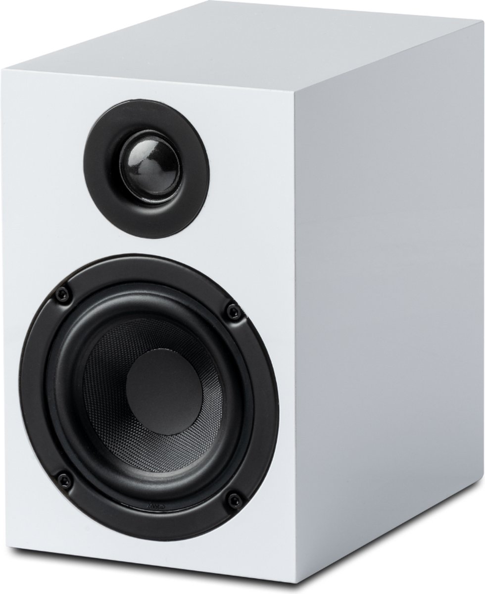 Pro-Ject True HiFi Stereo Set E CD - Complete HiFi Systeem - CD-Speler - Stereo Versterker - Twee Luidsprekers - Zilver/Zilver/Wit thumbnail 2