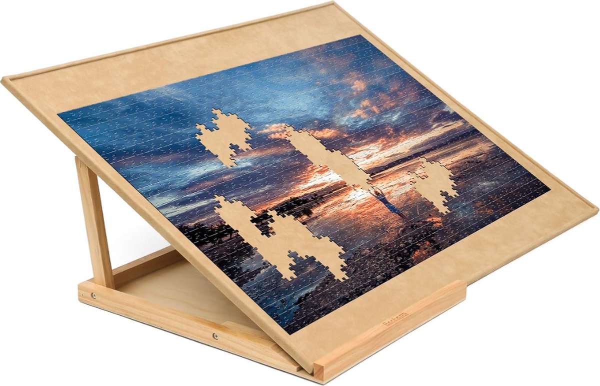 NMS Puzzelmap  Puzzelmat  Puzzelmatten  Accessoires  1000 Stuks  58x78x1cm  Natuurlijk