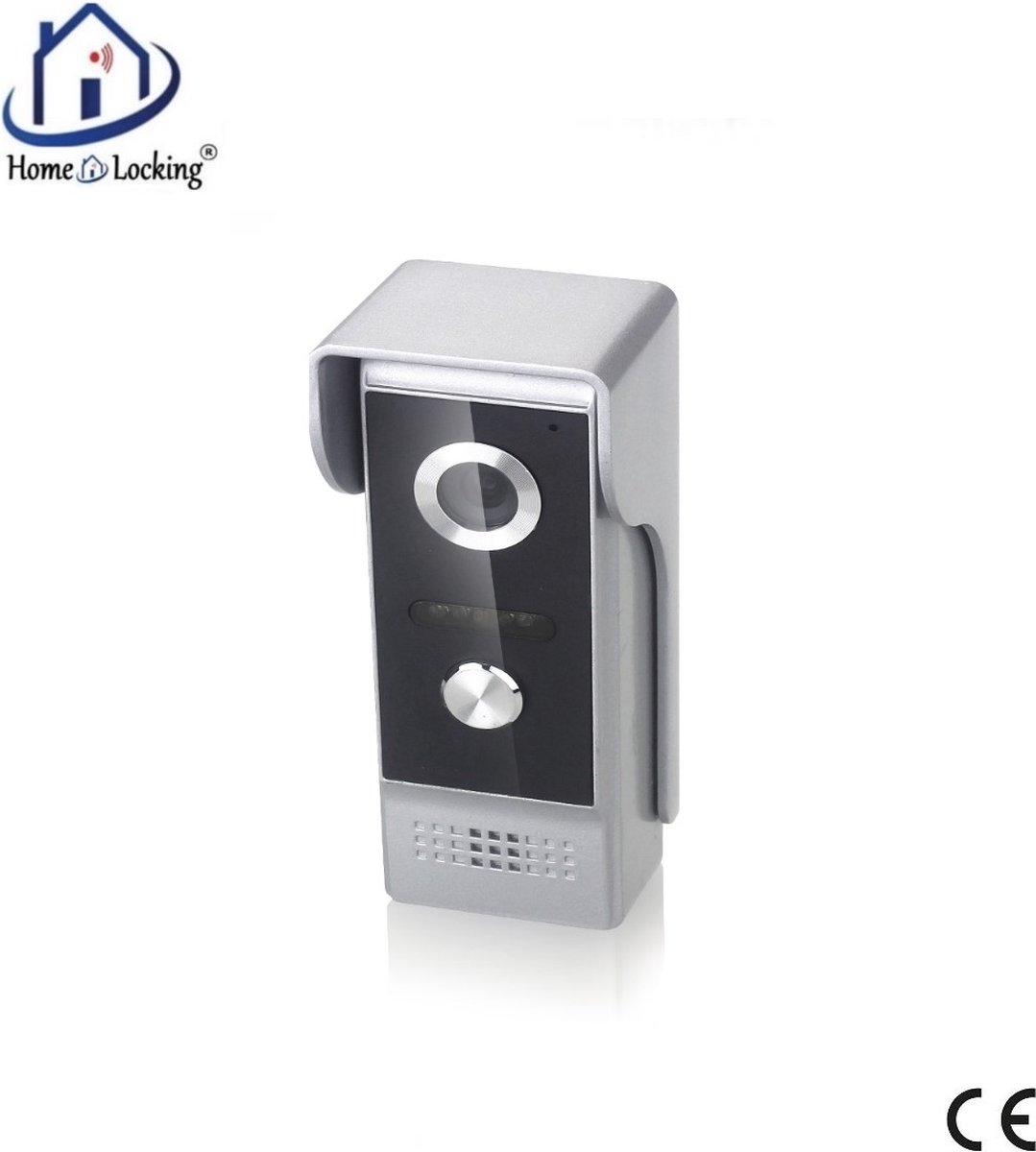 Home-Locking buiten deurbel camera voor binnen paneel/scherm videofoon T-2101B. T-2101A