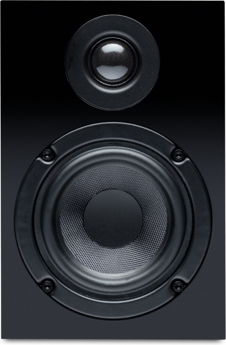 Pro-Ject True Hifi Stereo Set E Phono - Platenspeler - Stereo Versterker - Twee Boekenplank Speakers - Zwart/Zwart/Zwart thumbnail 4