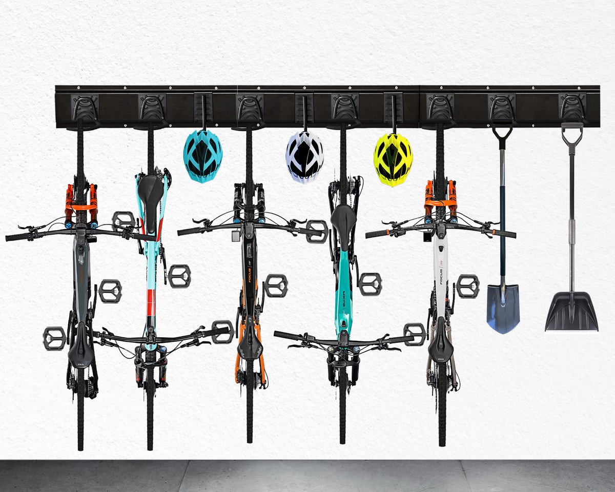 SODEAL Luxe Fiets Ophangsysteem - Gereedschapshouder - Fietshaak - Fiets Ophangbeugel - Muurbeugel Fiets - Fietsenrek - Fietsbeugel