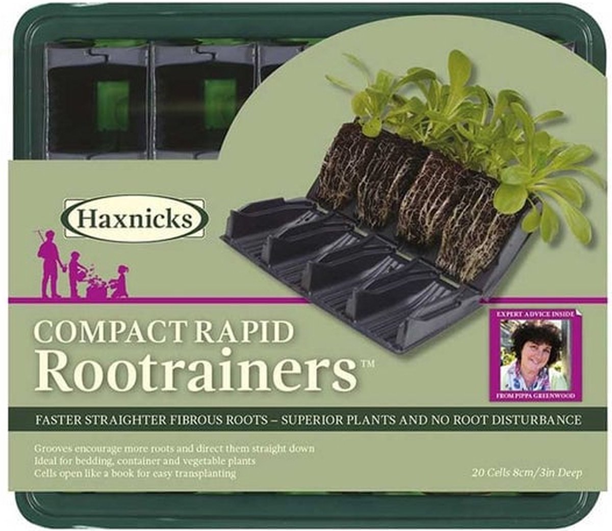 Haxnicks Zaaibakje Roottrainer - Snel en compact - 20 cellen