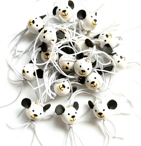 10 Lucky Panda Bear - panda - ours - poupée porte-bonheur - fortune - bricolage - artisanat - passe-temps - friandise - merci