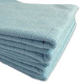 Serpillière microfibre 5 pièces bleu - Serpillères professionnelles 50x60cm.