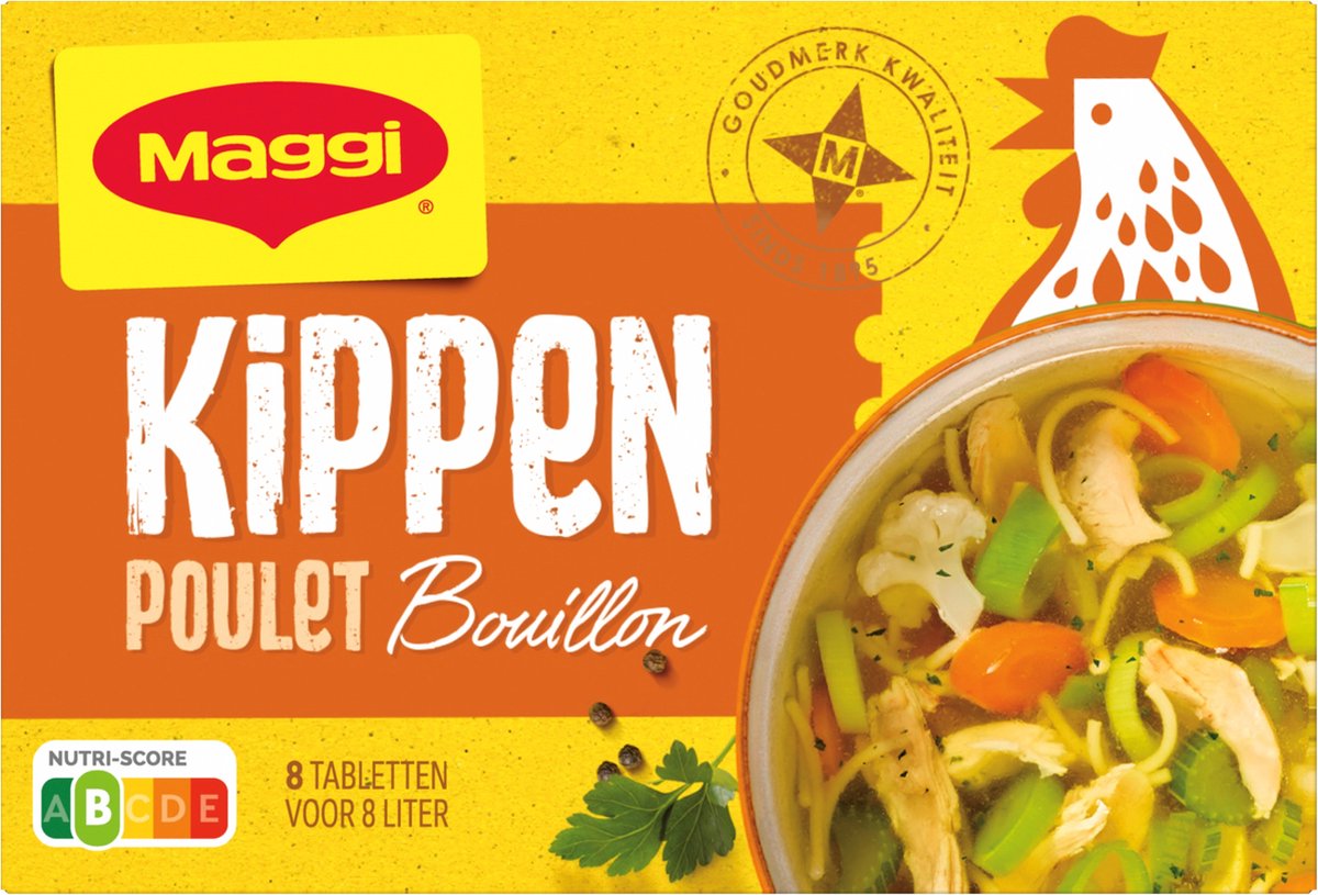 Maggi Bouillon Kip - 20 doosjes x 8 blokjes - Voordeelverpakking