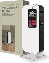 Bol.com Mill AB-H1000MEC - design olieradiator -1000 Watt - tot 16 m2 - droogt de lucht niet uit - stil - wit - 5 jaar garantie aanbieding