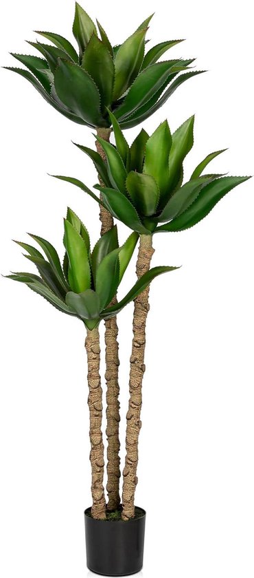 vidaXL Kunstboom met pot bamboe 80 cm