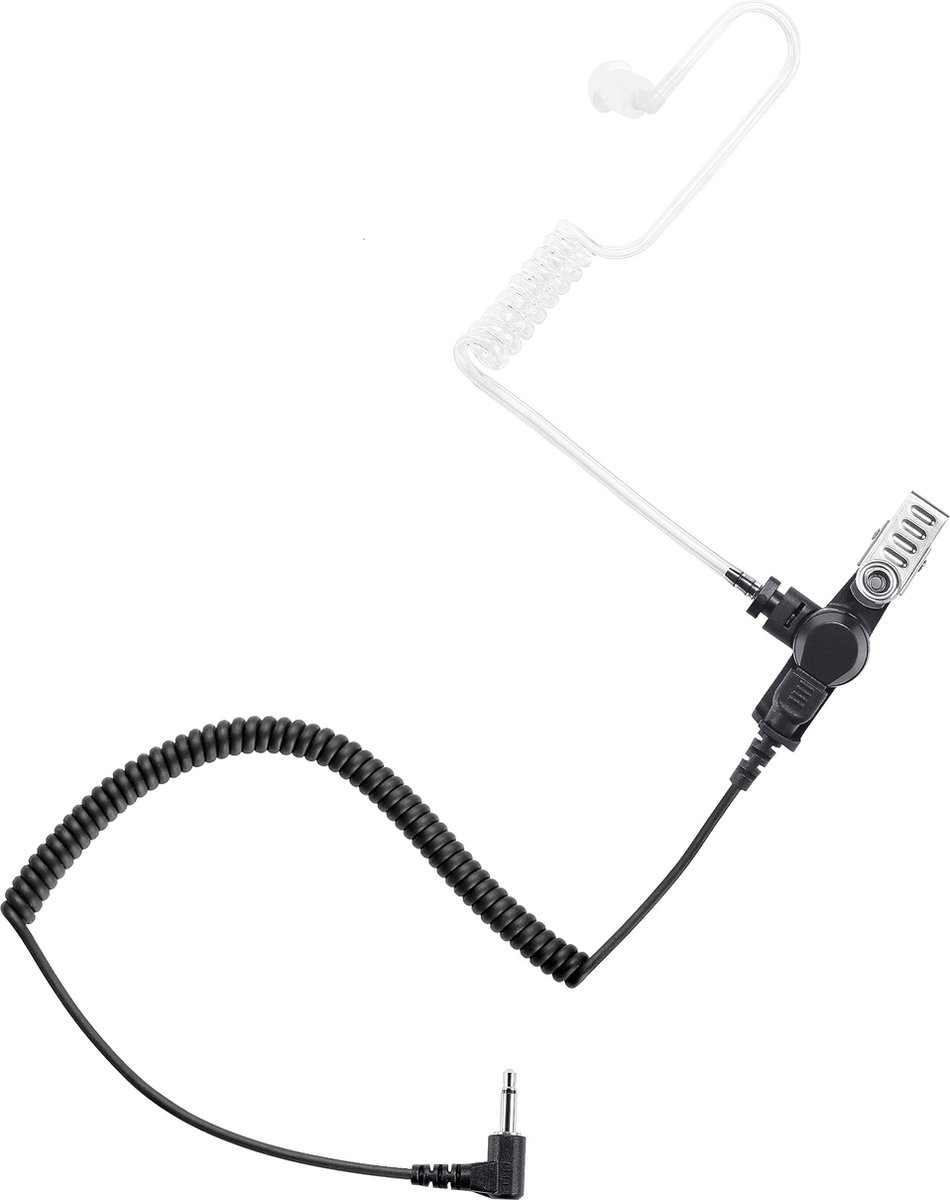 DerComms® Listen Only Oortje FBI Style - 2.5mm