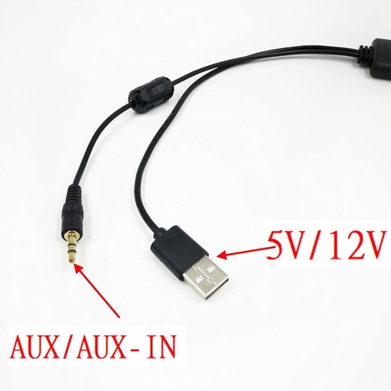 Auto Bluetooth-ontvanger 5V/12V - Aux-adapter voor muziekstreaming en handsfree bellen van Basis. — afbeelding 2