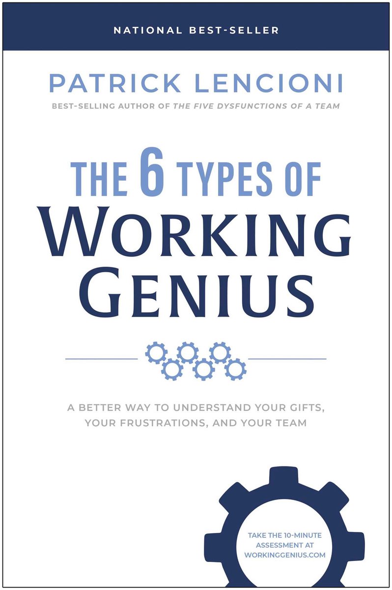 Omslag van The 6 Types of Working Genius