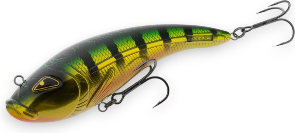 Rozemeijer Tybrid Chrome Perch haakmaat 2/0 BKK 81gr 15cm