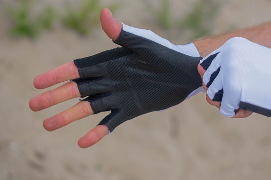 BBB Cycling Course Gants de cyclisme de Cyclisme Été - Gants de Cyclisme Confortables - Gants de Cyclisme - Wit - Taille M
