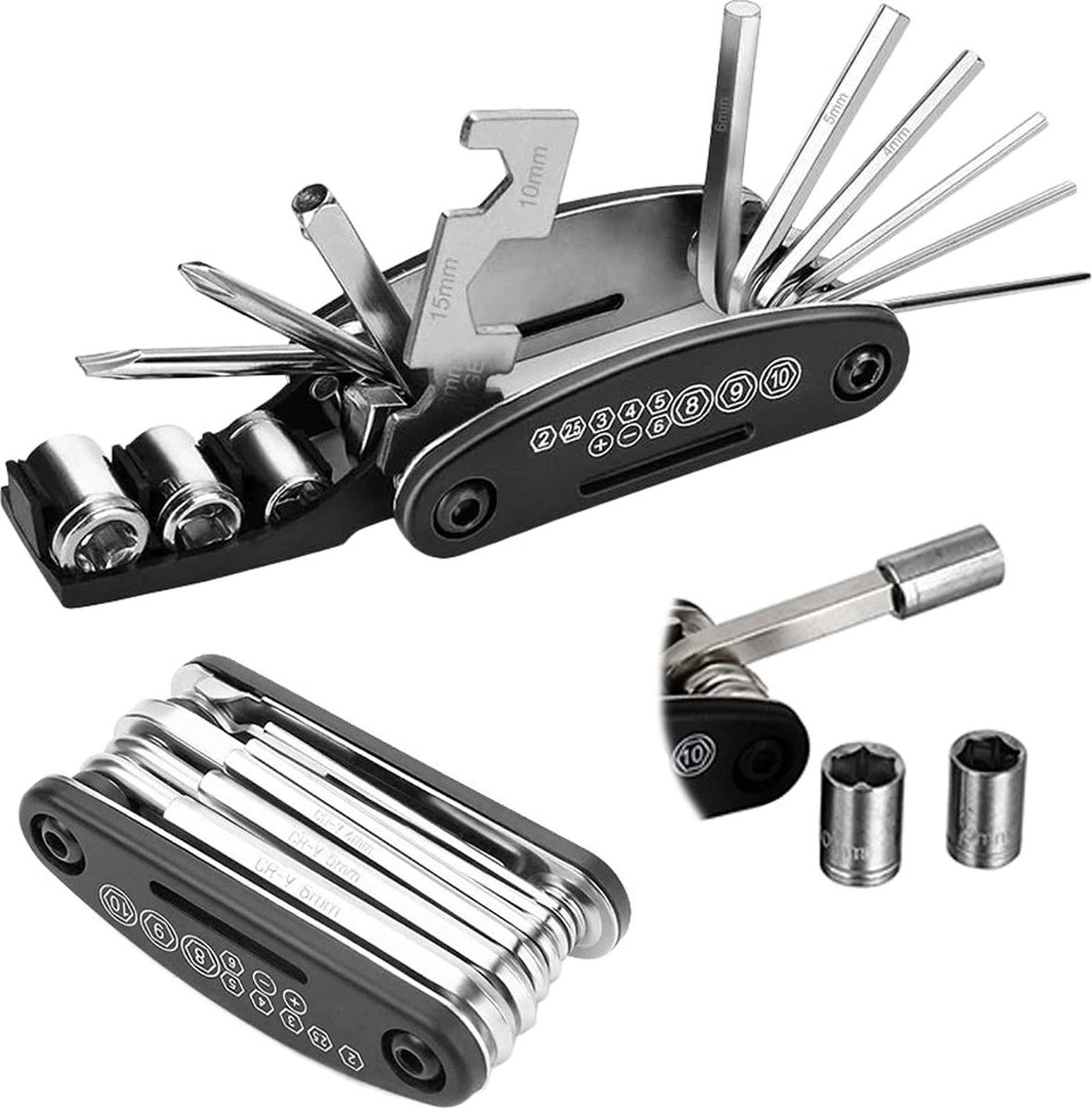 Fiets Inbus - Multi tool - 16 Delig - Gereedschappen - Fiets - Praktisch