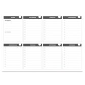 Planbooks - Weekplanner - Weekplanner papier - Deskplanner - Planner Organizer - Weekplanner familieplanner - Weekplanner - Werkplanner