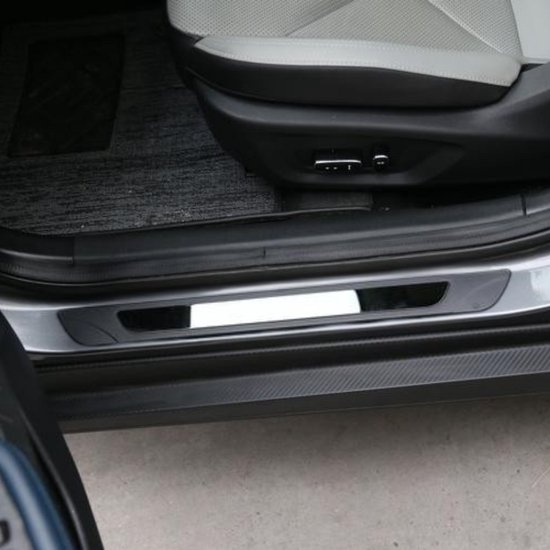 Seuils de porte pour Mitsubishi Outlander 3 2012 (5 portes) - Protection anti-rayures - Set de 4 - Noir Zwart